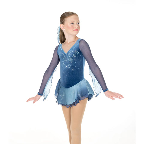 Aurora Ice AJ361 Butterfly Blue Dress