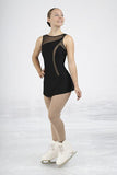 Mondor 619 FIONA Essential Shiny Nylon Sleeveless Dress