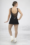 Mondor 2609 FIONA SIGNATURE Shiny Nylon Sleeveless Dress