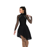 Solitaire Skatewear D22017 High Neck Dance Dress: Plain OR With Crystals