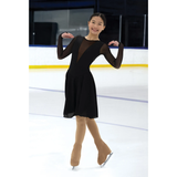 Solitaire Skatewear D26015 Deco Dance Dress, Plain OR With Crystals