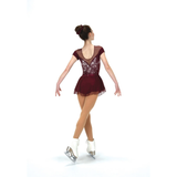 Solitaire Skatewear F22001P/R Shirred Sleeve Dress