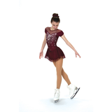 Solitaire Skatewear F22001P/R Shirred Sleeve Dress