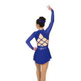 Solitaire Skatewear F22002R Strappy Back Dress: Lightly Crystalled