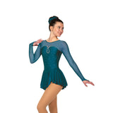 Solitaire Skatewear F22007R Sweetheart Dress: Light Loop Crystal Pattern