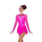 Solitaire Skatewear F22007R Sweetheart Dress: Light Loop Crystal Pattern