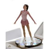 Solitaire Skatewear F22009 Classic High Neck Dress: Plain and with Crystal Packages