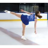 Solitaire Skatewear F24004 Mesh Inset Dress, Plain OR Super Crystals
