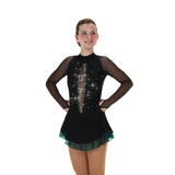 Solitaire Skatewear F24022 Accent Skirt Dress, No Crystals OR With Crystals