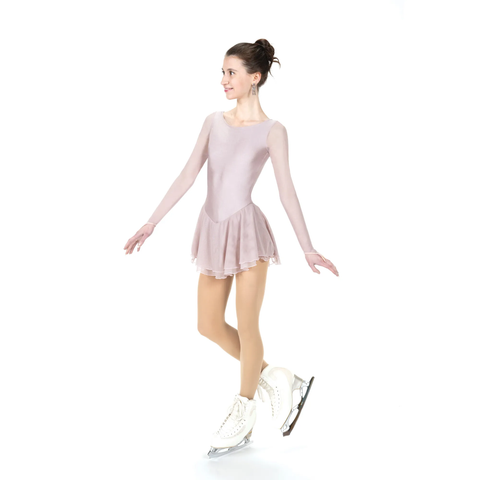 Solitaire Skatewear F26029 Dropped-Back Dress, Plain OR With Crystals