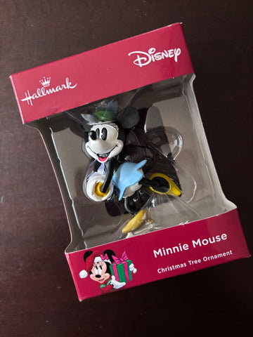 Minnie Mouse Skating Ornament