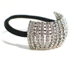 Flexi Rhinestone Ponytail Wrap-Around, Large