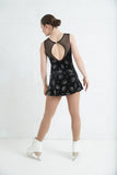 Mondor 12935 Sleeveless Glitter Velvet Dress