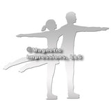 Figure Skater Car Magnet, Pairs