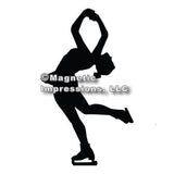Figure Skater Car Magnet, Layback