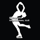 Figure Skater Car Magnet, Layback