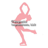 Figure Skater Car Magnet, Layback