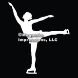Figure Skater Car Magnet, Spiral