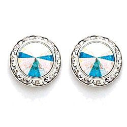 Crystal Earrings, 12mm size