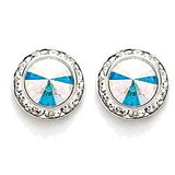 Crystal Earrings, 8mm size