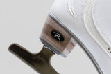 Cork leather heel