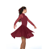 Solitaire Skatewear D22017 High Neck Dance Dress: Plain OR With Crystals