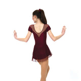 Solitaire Skatewear F22001P/R Shirred Sleeve Dress