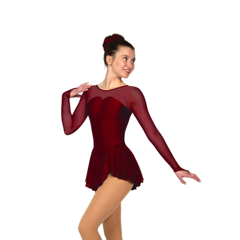 Solitaire Skatewear F22007P Sweetheart Dress, No Crystals