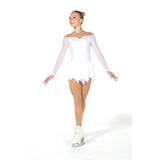 Solitaire Skatewear F23023R Icicle Hem Dress, with Crystals