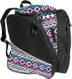White/Pink/Aqua Aztec