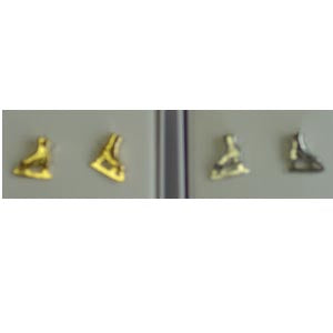 Ice Skate Post Earrings