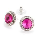 Crystal Earrings, 12mm size