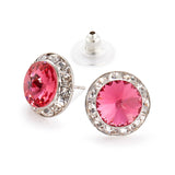 Crystal Earrings, 12mm size