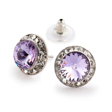 Crystal Earrings, 12mm size