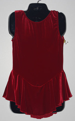 Motionwear Ready to Ship 8031 Sleeveless Velour Dress