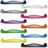 Royal Blue, Grey, White, Fuxia, Purple, Orange, Green, Light Blue, Yellow, Black