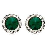Crystal Earrings, 8mm size