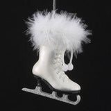 Glass Ice Skate Ornament
