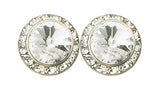 Crystal Earrings, 12mm size