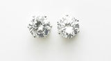 CZ Crystal Pierced Earrings