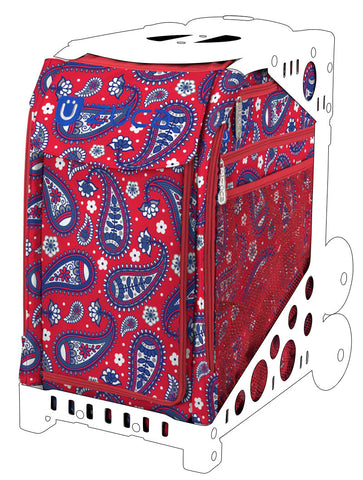 Züca Insert, Paisley in Red